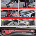 2Pcs Car Seat Gap Filler Seat Crevice Storage Box Bag between Seats Console Organizer Decoration Interior Auto Accessories