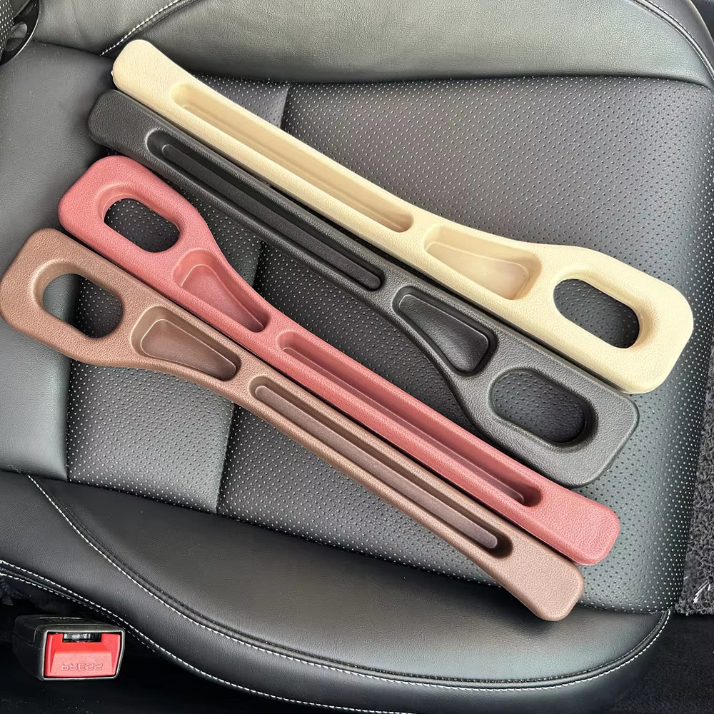2Pcs Car Seat Gap Filler Seat Crevice Storage Box Bag between Seats Console Organizer Decoration Interior Auto Accessories